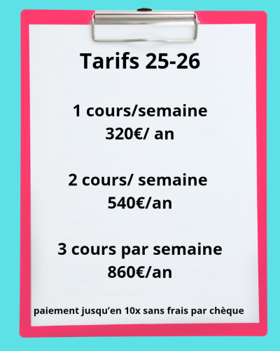 Tarifs